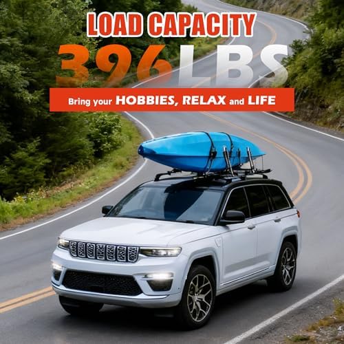 Roof Rack Cross Bars for 2021-2025 Jeep Grand Cherokee 396lbs Roof Rails - Image 5