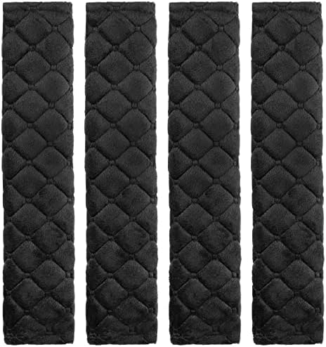 Tatuo 4 Pack Seat Belt Cover Extra Long Soft Pad by Tatuo