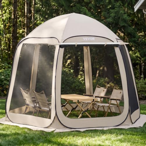 Pop Up Screen House Tent VEVOR 10 x 9.2 FT Pop-Up Screen Room by VEVOR