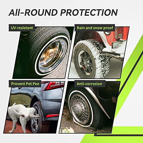 RVMATE RV Tire Covers, Dual Axle Wheel Cover, 1 Pack, Fit 30"-33" Dia. Tire - Image 2