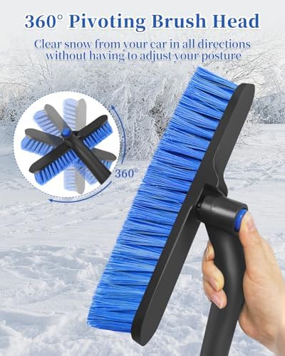 33'' Ice Scraper Snow Brush for Car Windshield Window - Image 7