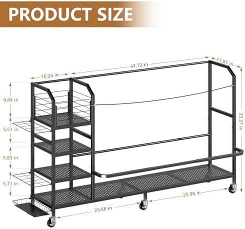 Extra Large Golf Bag Storage Organizer - Image 2