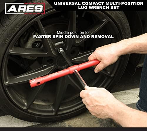 ARES 57000 Universal Lug Wrench Set, 17/19/21mm Sockets - Image 6