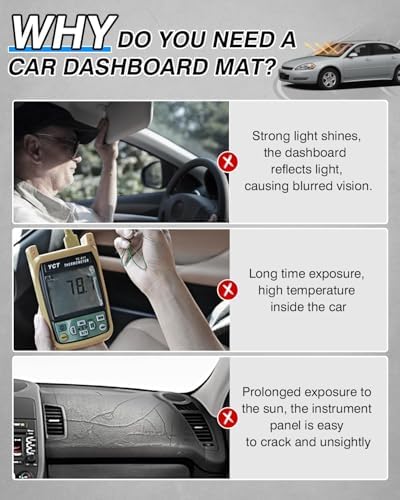 CARTIST Dash Cover for Chevy Impala 2006-2013 Dashboard Cover Mat - Image 3