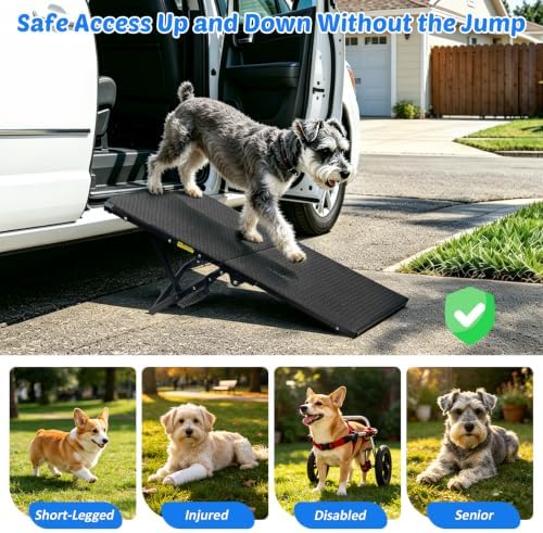 Dog Ramp for Car SUV, Adjustable Pet Ramp - Image 5
