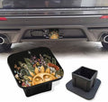 Trailer Hitch Cover, Vintage Sun by Unknown