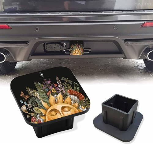 Trailer Hitch Cover, Vintage Sun by Unknown
