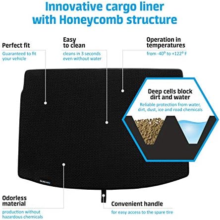 CLIM ART Cargo Liner for Toyota RAV4 2013-2018 Custom Fit Trunk Mat, - Image 2