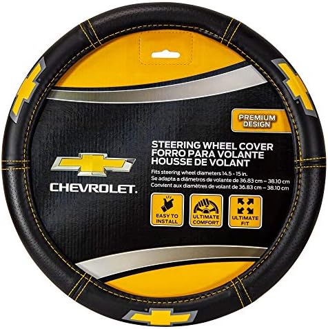 Plasticolor 006693R01 Deluxe High Contrast Stitching Premium Steering Wheel by Plasticolor