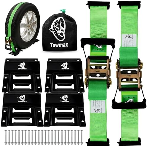 UTV Wheel Chock Tie-Down Kit by Towmax