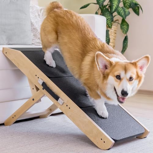 Dog ramp for Couch – Non-Slip, Sturdy Build Foldable Dog ramp – Supports up to by PriorPet