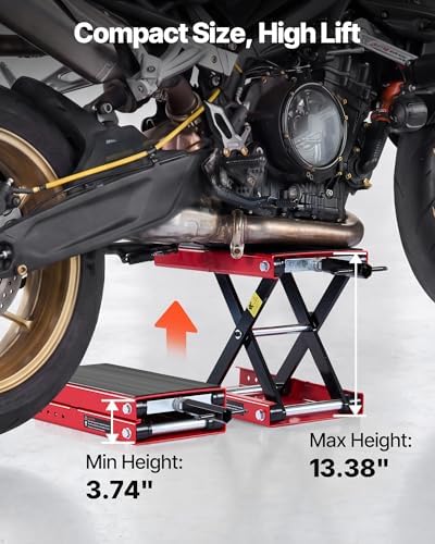 VEVOR Motorcycle Lift, 1100 lbs Motorcycle Scissor Lift Jack - Image 3