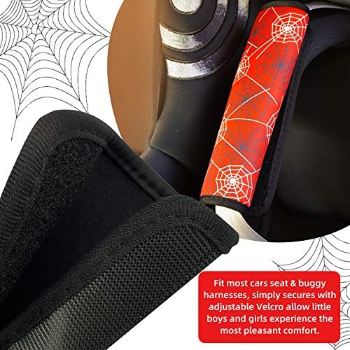 Spider Seat Belt Cover for Kids, Seat Belt Pad for Boys, Car Seat Straps - Image 3
