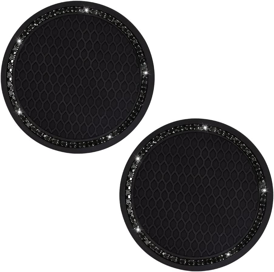 Yousheng Bling Car Cup Coaster, Universal Holder Insert Rhinestone Anti Slip - Image 4