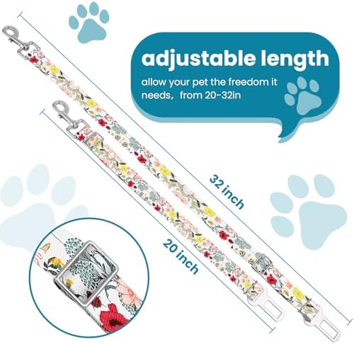 Adjustable pet cat and Dog car seat Belt， The Lanyard is Flexible and - Image 2