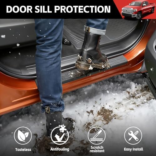 Door Sill Guards Kit Fit for 2020-2026 Nissan Titan Accessories Entry Guard - Image 7