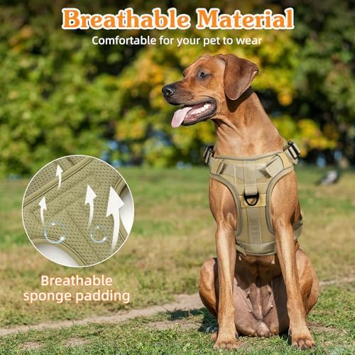 VavoPaw Heavy Duty Tactical Dog Harness - Image 3