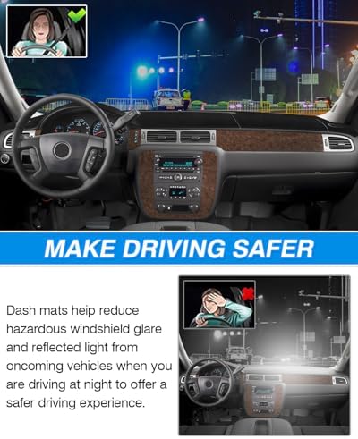 CARTIST Dash Cover for 2007-2013 Chevy Silverado&GMC Sierra 1500/2500HD/3500HD - Image 5