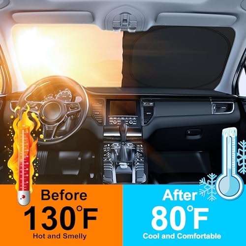 Windshield Sun Shade Sunshade for 2014-2018 Su- baru Forester - Image 4