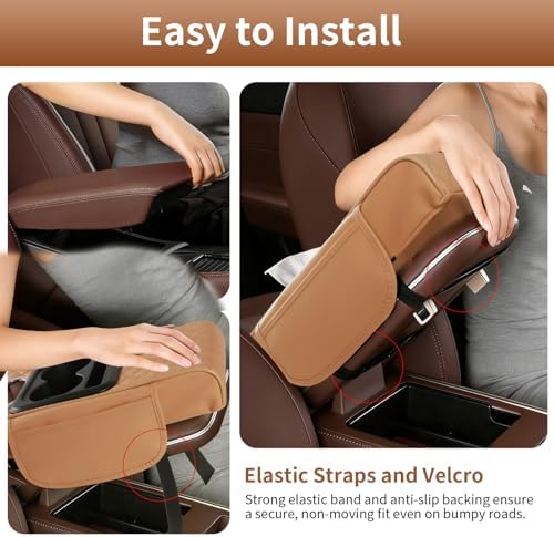 5-in-1 Car Armrest Cushion, Universal Arm Box Pad Cover - Image 5