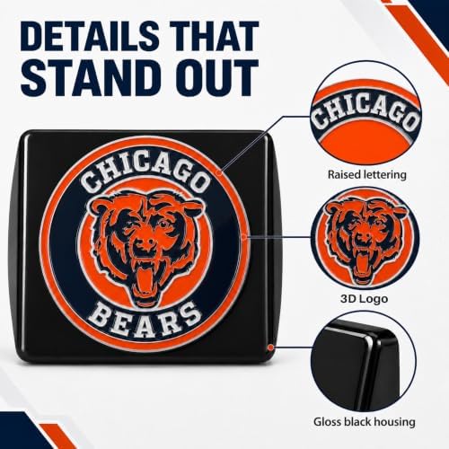 Chicago Bears Trailer Hitch Cover - Image 4