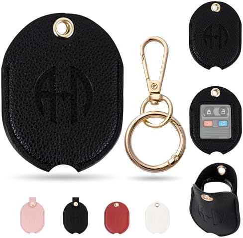 Leather Remote Key Fob Sleeve for Broken Car Key Loop Replacement by Anhbkar
