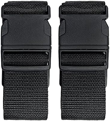 2 Pack Suitcase Belts, Adjustable Luggage Straps, Bright Colors Travel Packing - Image 2