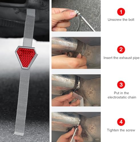 Car Anti Static Strip Earth Belt, Car Exhaust Pipe Static Discharge Strap - Image 6