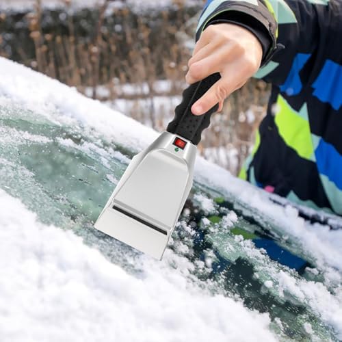 Heated Car Ice Scraper for Windshield and Side Windows - Image 6