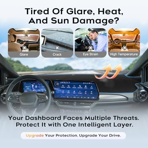 Cartist Black Dash Cover for 2014-2018 BMW X5 Dashboard Cover Mat - Image 6