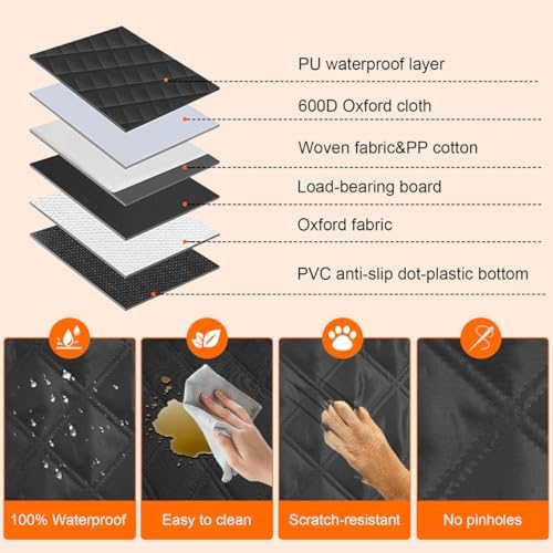 Dog Car Seat Cover, Back Seat Extender - Image 6