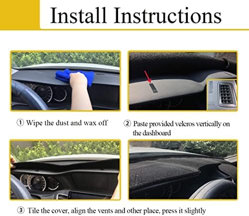 Dash Cover Mat Fit Ford Fusion/Mercury Milan F114 - Image 4