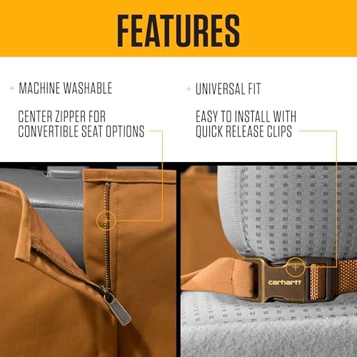 Carhartt Universal Fitted Nylon Duck Pet Hammock Carhartt Brown - Image 4