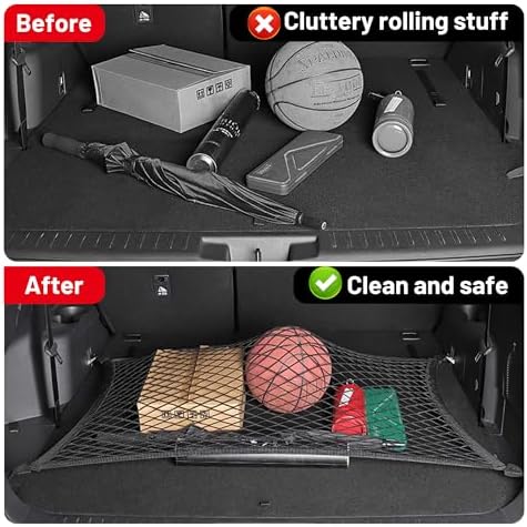 Elastic Cargo Net for SUV, Net Stretchable 31.2" x 24" Stretch to 62.4" x 48" - Image 6