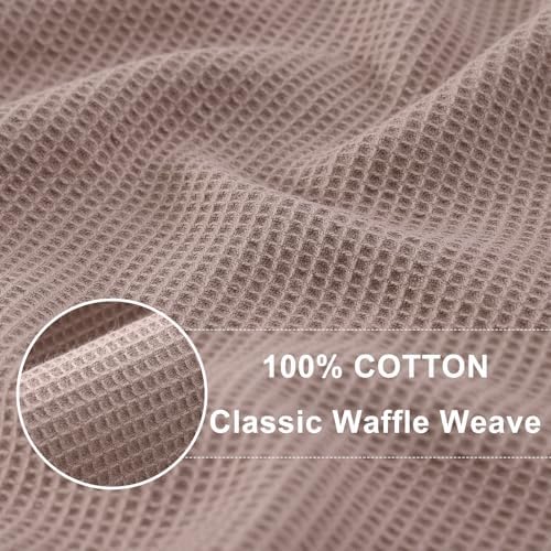 Homaxy 100% Cotton Waffle Weave Dish Cloths, 12 Pack - Image 2