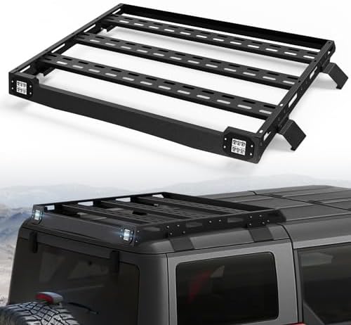 YZONA Bronco Half Short Roof Rack Rear Cargo Basket by YZONA
