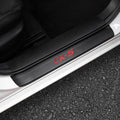 LEXLEY for Mazda 2013-2026 CX-5 Carbon Fiber Style Leather Door Sill Protector by LEXYE