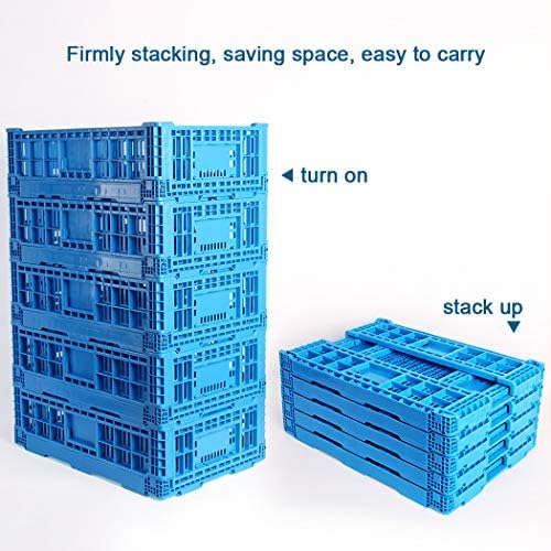 Collapsible Storage Bin Containe， 52 Liter Transfer box, crate Transit storage - Image 4