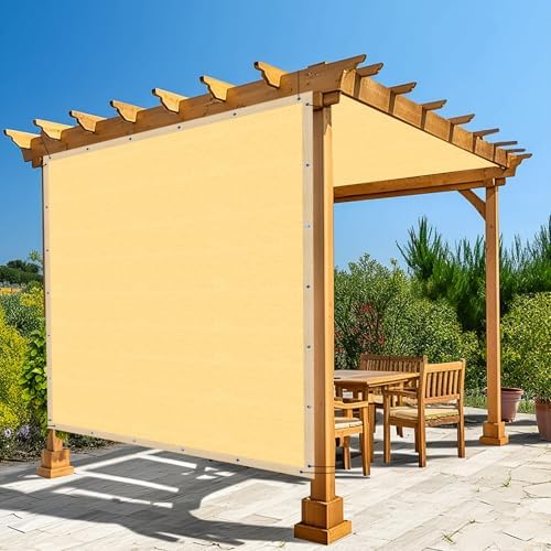 Amagenix 90% Shade Fabric 9'X 24' Sand Sun Shade Cloth by Amagenix