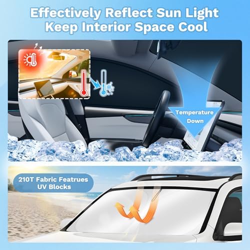 KUST Car Window Shades for Toyota Prius 2010 2011 2012 2013 2014 2015 - Image 3