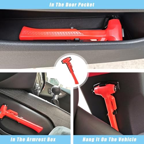 Car Window Breaker, Glass Breaker and Seatbelt Cutter, Emergency Car Glass - Image 3