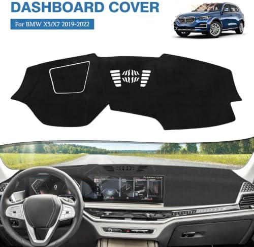 FIILINES Dash Cover for 2019-2022 BMW X5/X7, Dashboard Mat Exact Fit for X5/X7 - Image 2
