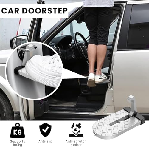 Car Door Pedal for Skoda Karoq Nu7 I 2017-2025 Car Doorstep Foot Folding Pedal - Image 3