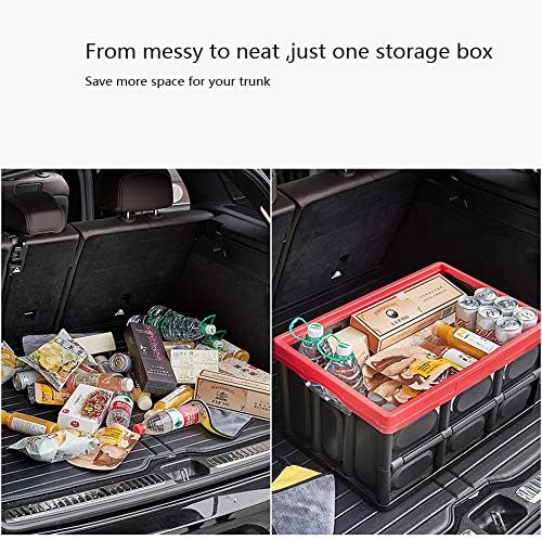 Collapsible Storage Bins with Latching Lids 55L, Trunk Organizer - Image 6