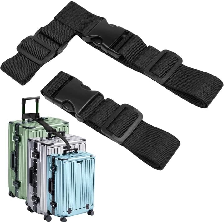 2 Pack Luggage Straps for Suitcases, Luggage Straps to Connect Two Suitcases by Unknown