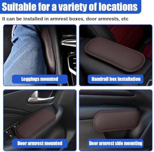2PCS Car Door Armrest Pad, for Elbow Leg and Knee Support - Image 5