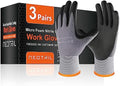 NEOTRIL Safety Work Gloves MicroFoam Nitrile Coated-3/6/12/36 Pairs, Breathable by NEOTRIL