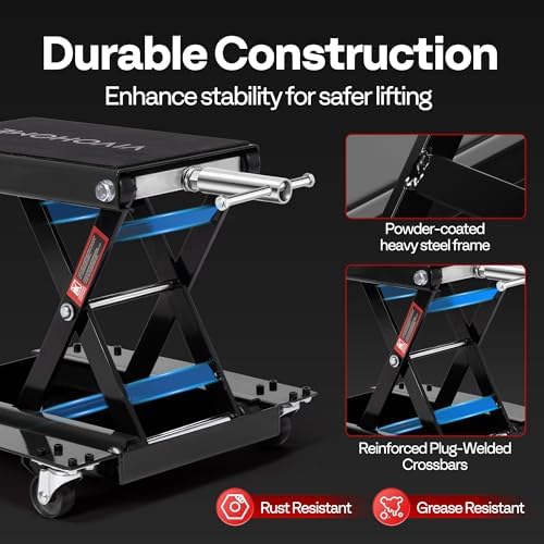 VIVOHOME 1100 Lbs Motorcycle Lift Jack - Image 6