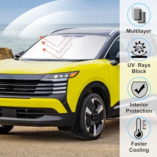 Windshield Sun Shade Sunshade for 2025 2026 Ni ssan Kicks - Image 2