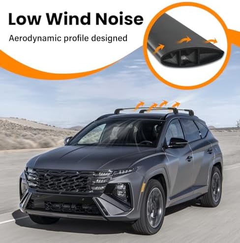 Roof Rack Cross Bars Fit for Hyundai Tucson 2016-2026 SEL/N Line/Limited - Image 5